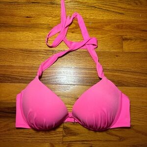 VS pink push up bathing suit top